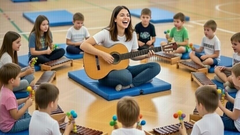 Kinder beim Musizieren